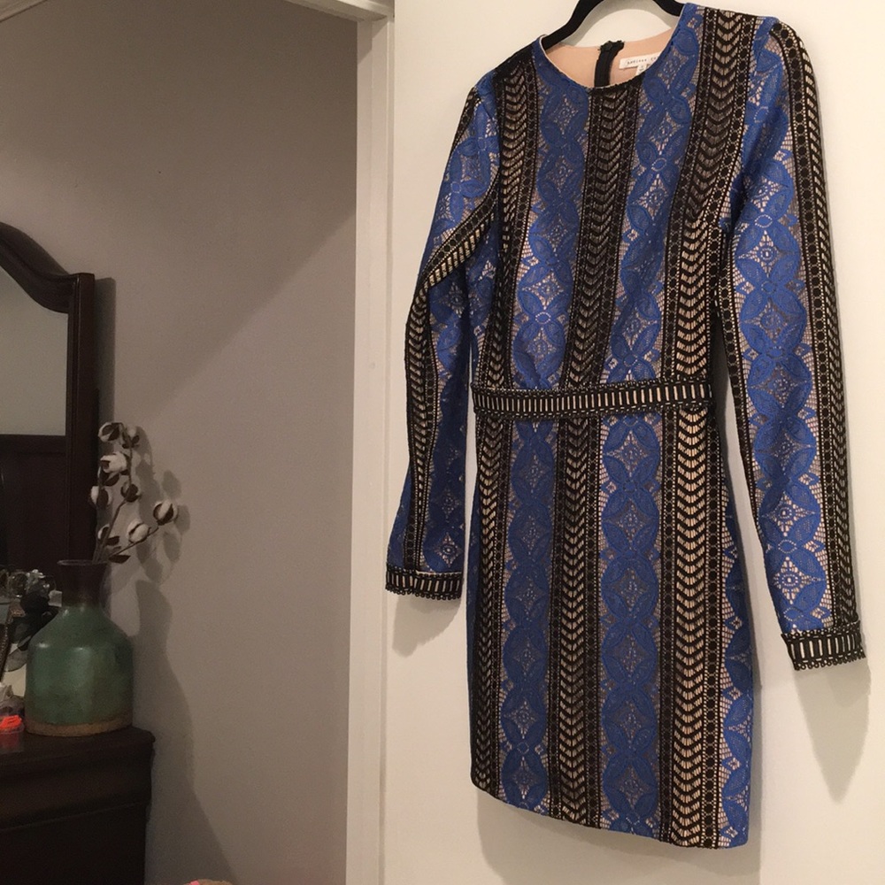 Long sleeve lace dress